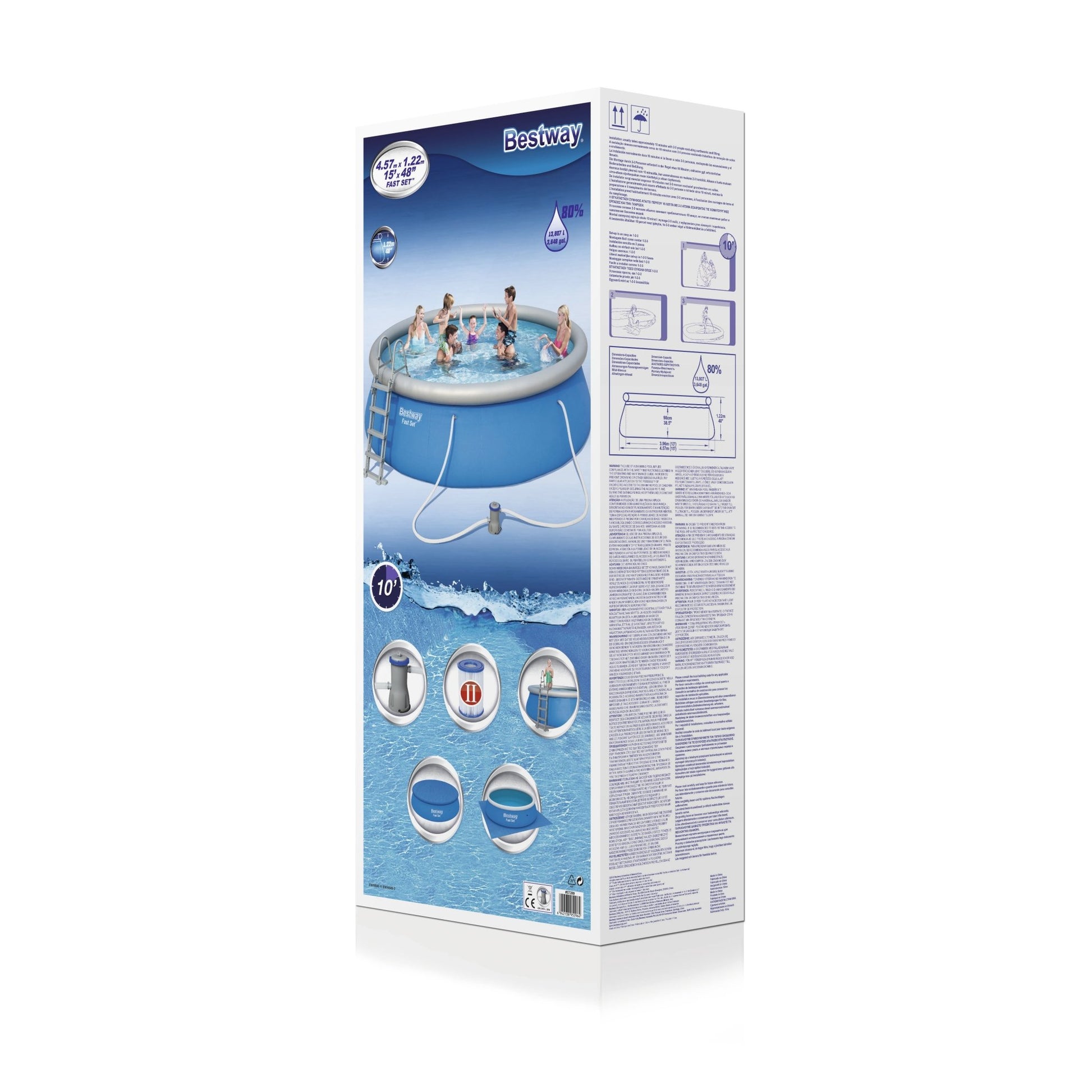 Bestway Fast Set Ø457cm x 122cm - Azzura Pool