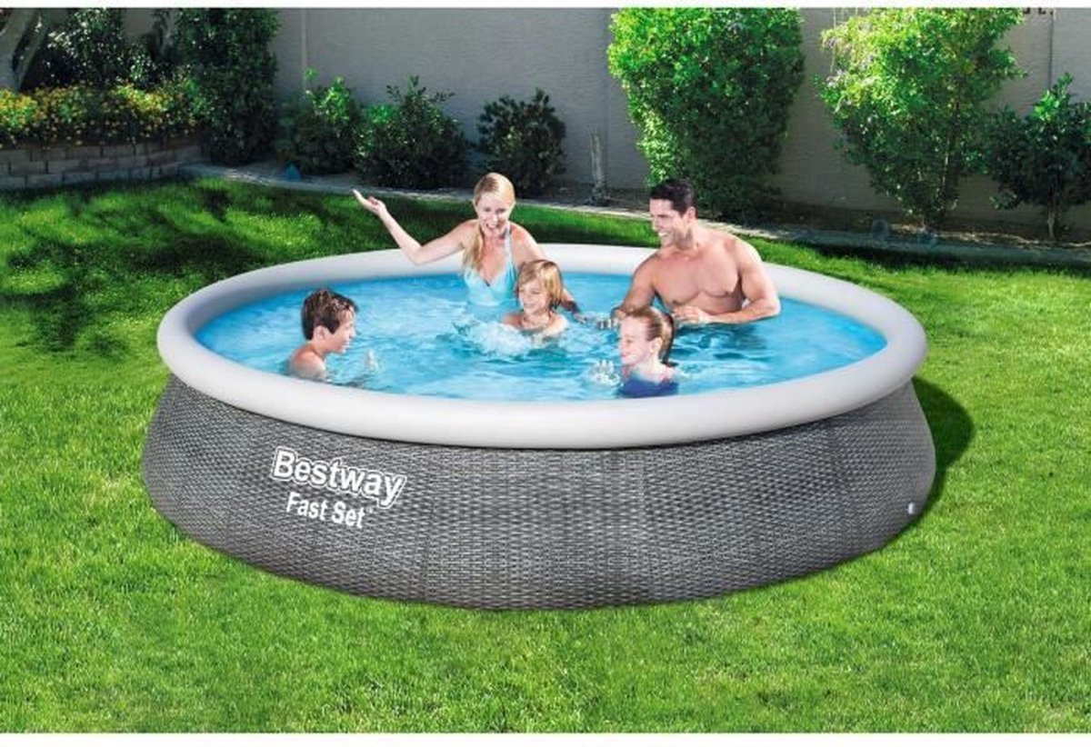 Bestway Fast Set Set Rond Rotan Ø396cm x 84cm - Azzura Pool