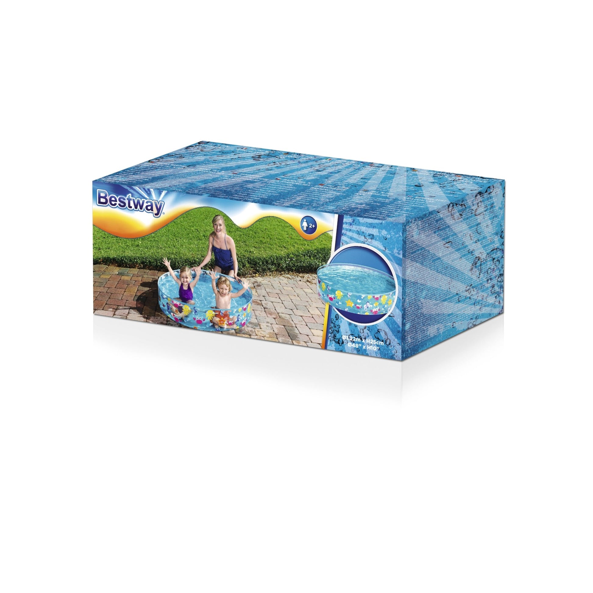 Bestway Fill 'N Fun Zwembad Ø122cm x 25cm - Azzura Pool