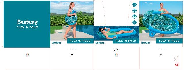 Bestway flex lounge drijvend 171cm x 94cm - Azzura Pool