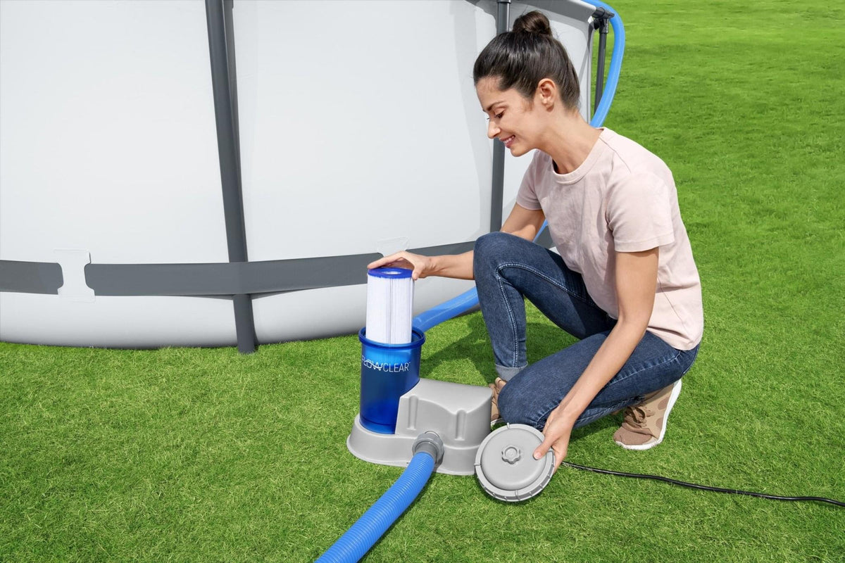 Bestway Flowclear Filterpomp Transparant 5678 liter/uur - Azzura Pool
