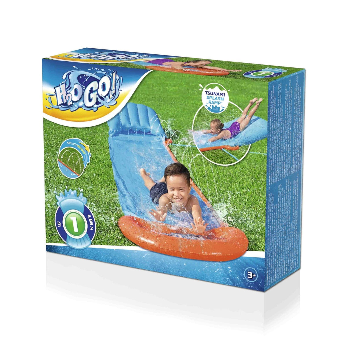 Bestway H2OGO! Waterglijbaan Tsunami Splash Ramp (1 persoon) - Azzura Pool