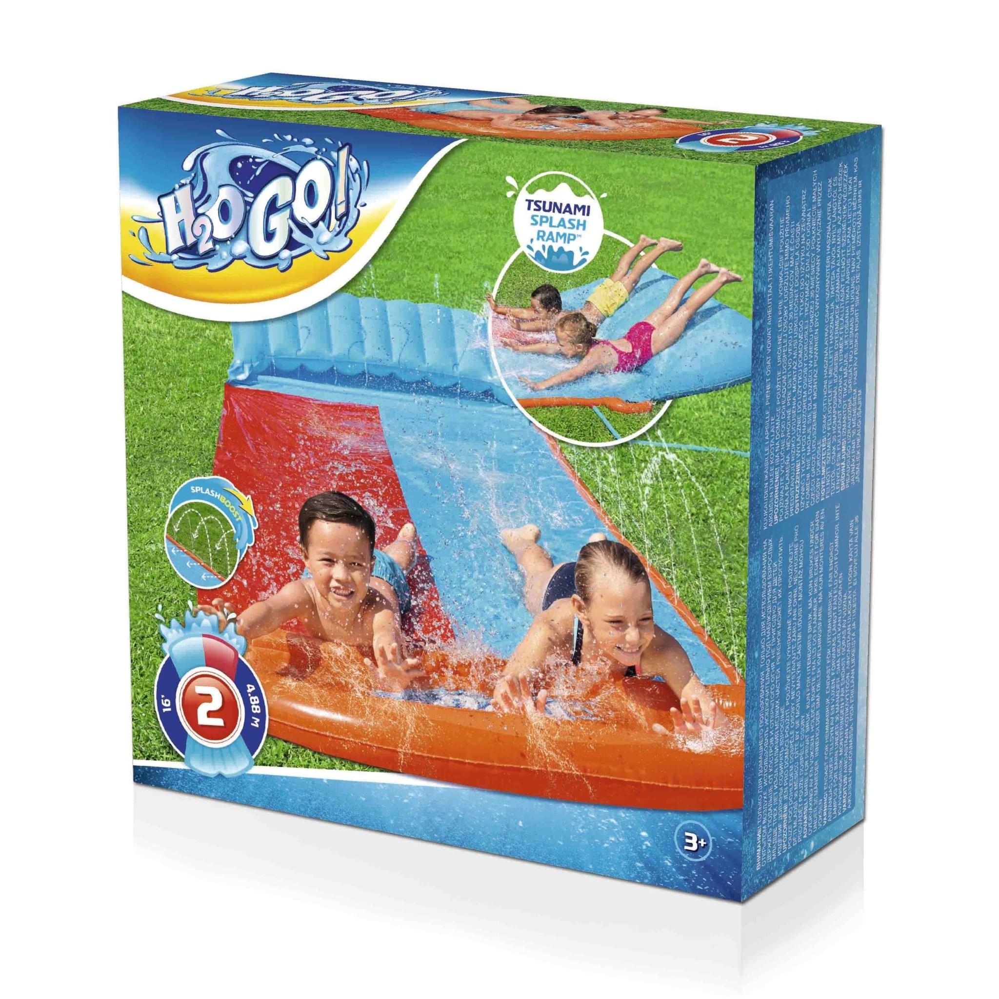 Bestway H2OGO! Waterglijbaan Tsunami Splash Ramp (2 personen) - Azzura Pool