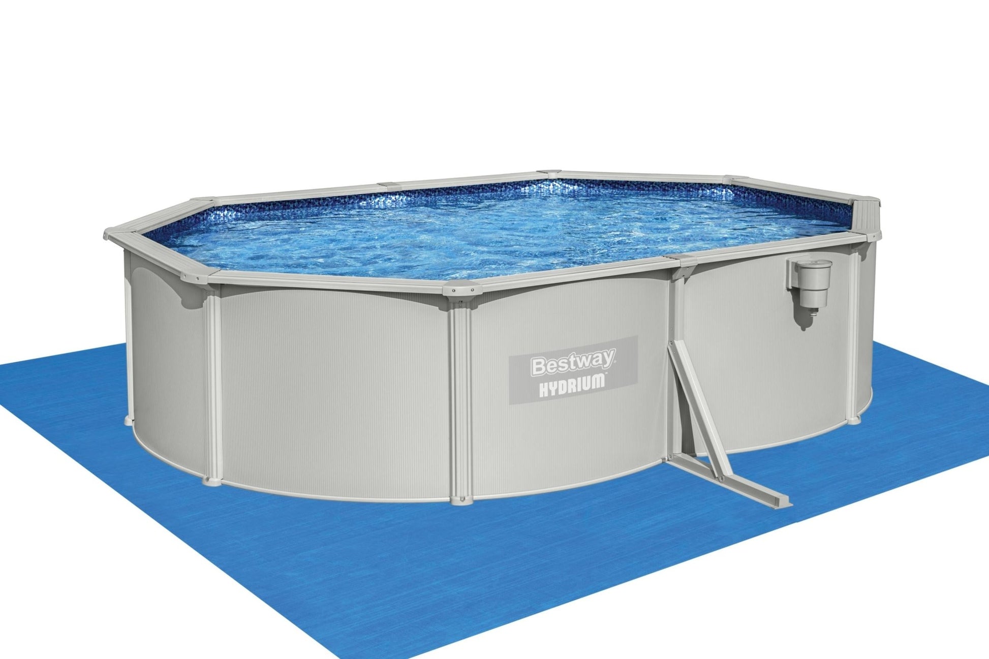 Bestway Hydrium Jersey metalen zwembad 500 cm x 360 cm x 120 cm - Azzura Pool