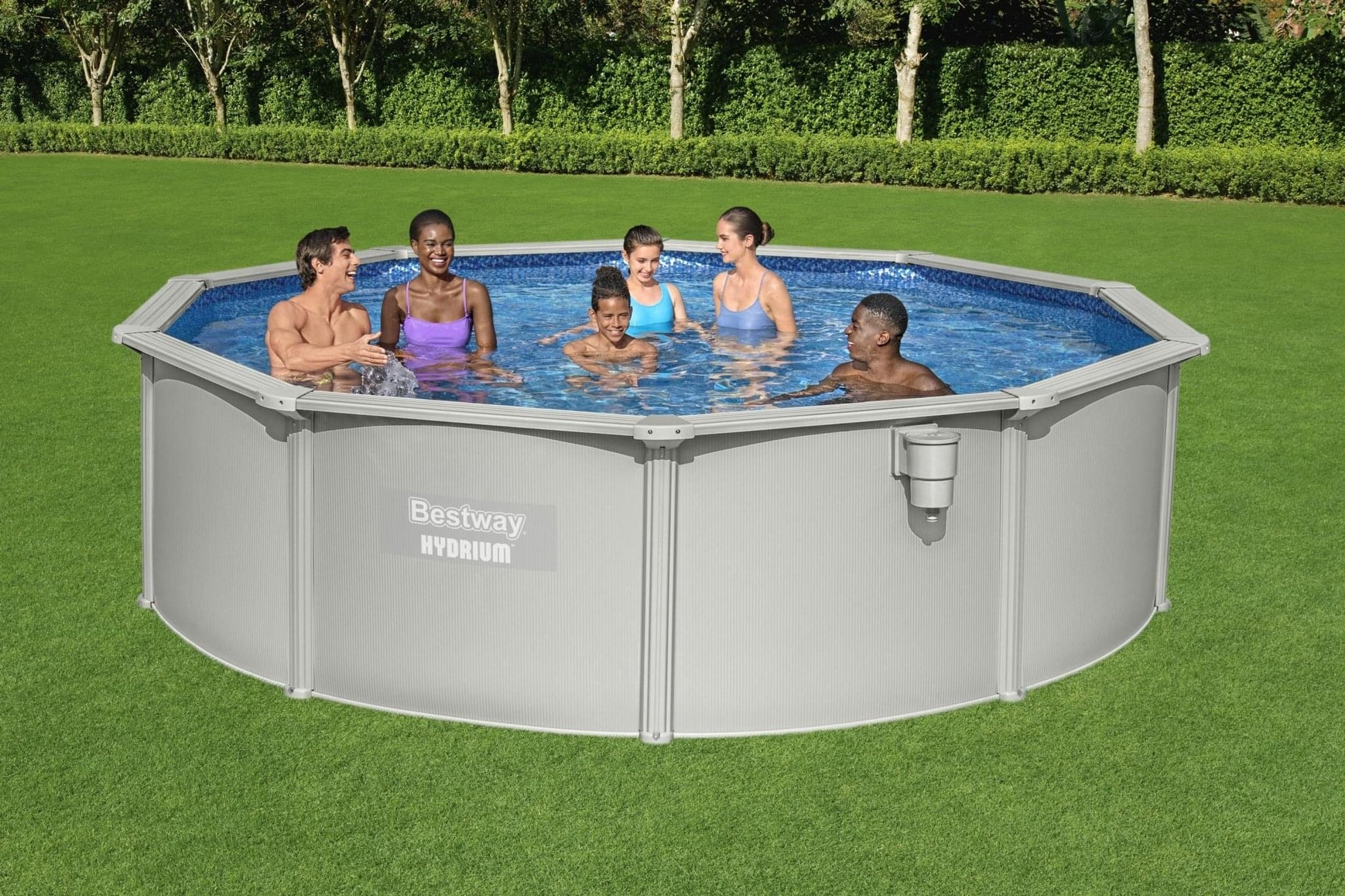 Bestway Hydrium metalen zwembad Ø 460 cm x 120 cm - Azzura Pool