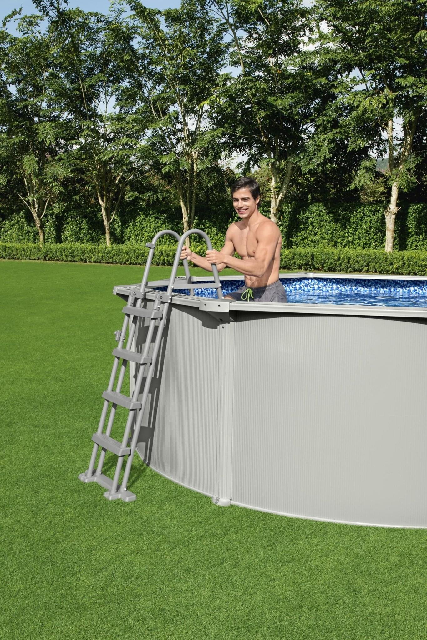 Bestway Hydrium metalen zwembad Ø 460 cm x 120 cm - Azzura Pool