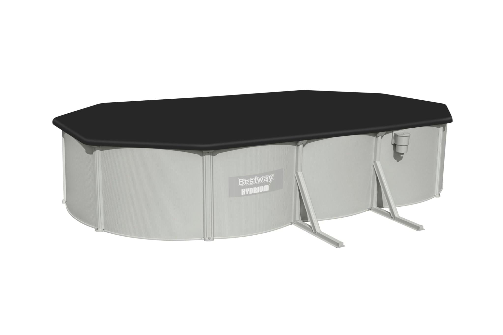 Bestway Hydrium stalen zwembad ovaal 610 cm x 360 cm x 120 cm - Azzura Pool