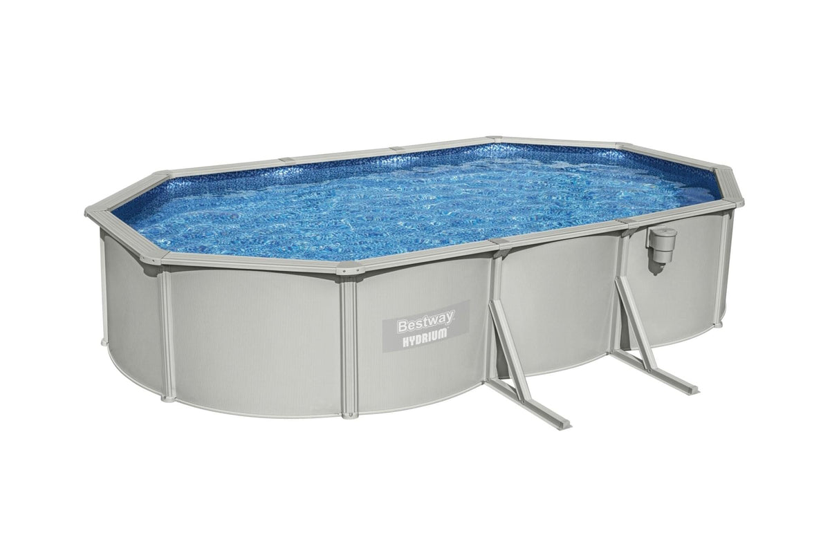 Bestway Hydrium stalen zwembad ovaal 610 cm x 360 cm x 120 cm - Azzura Pool