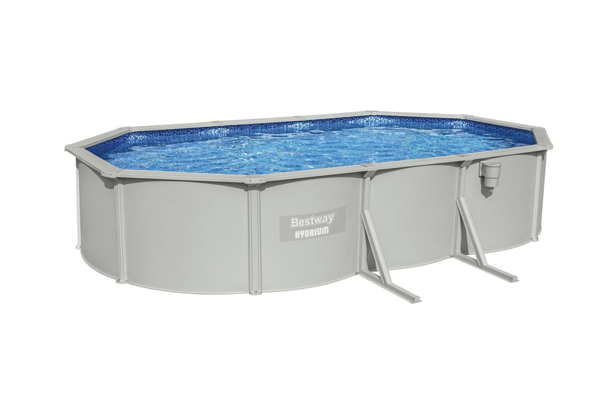 Bestway Hydrium stalen zwembad ovaal 610 cm x 360 cm x 120 cm - Azzura Pool