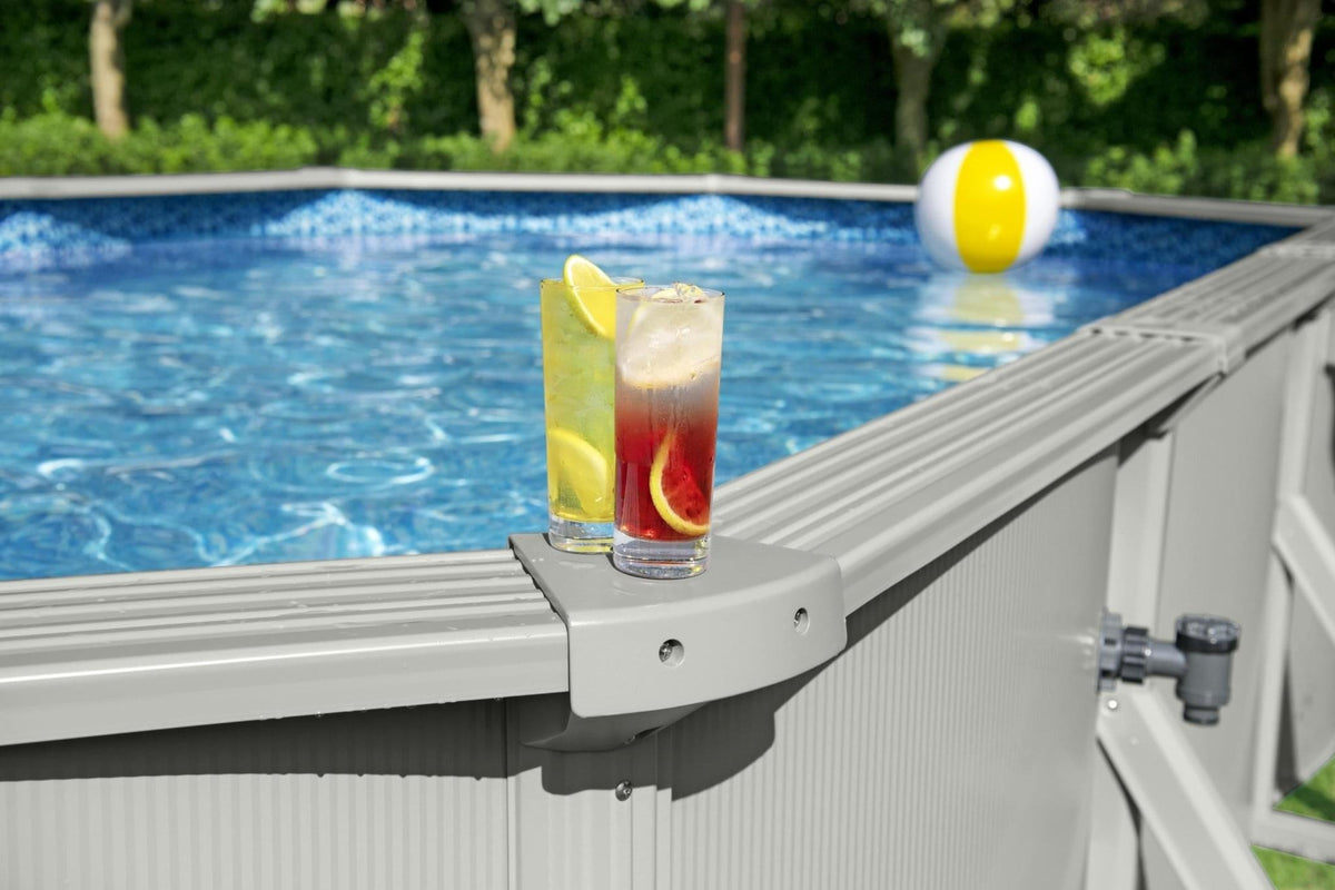 Bestway Hydrium stalen zwembad ovaal 610 cm x 360 cm x 120 cm - Azzura Pool
