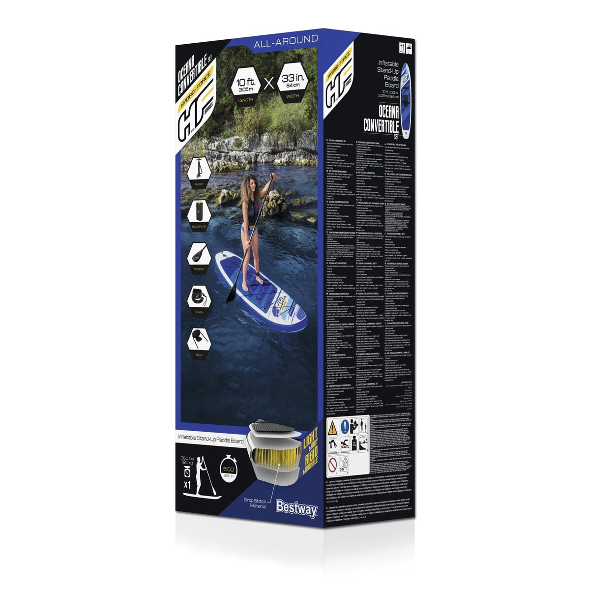 Bestway Hydro-Force SUP Oceana Convertible Set 305cm x 84cm x 12cm - Azzura Pool