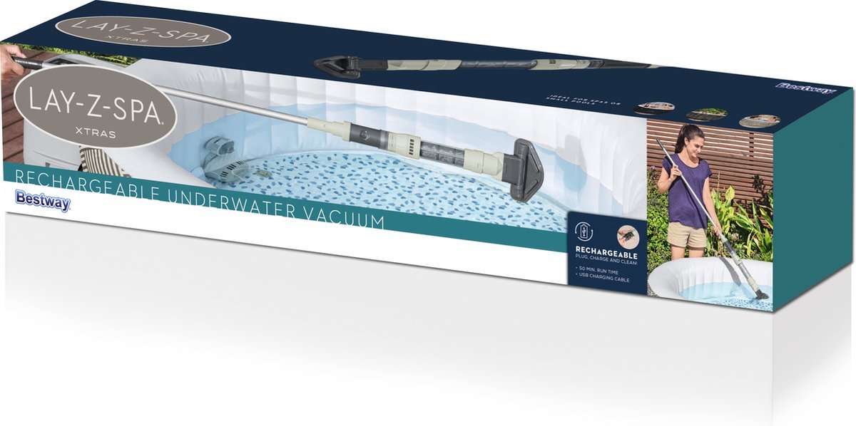 Bestway Lay-Z-Spa oplaadbare onderwater spa stofzuiger - Azzura Pool