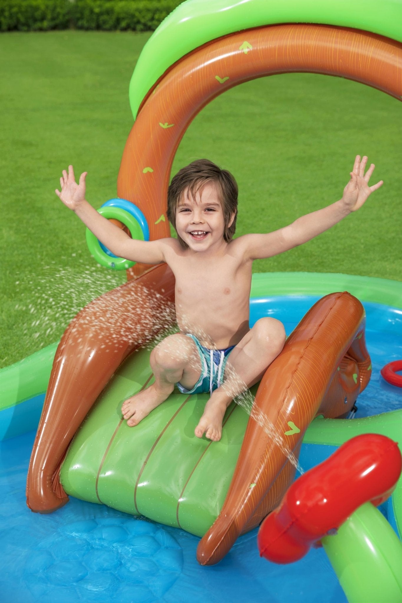 Bestway Opblaasbaar Zwembad: Friendly Woods Playcenter - Azzura Pool