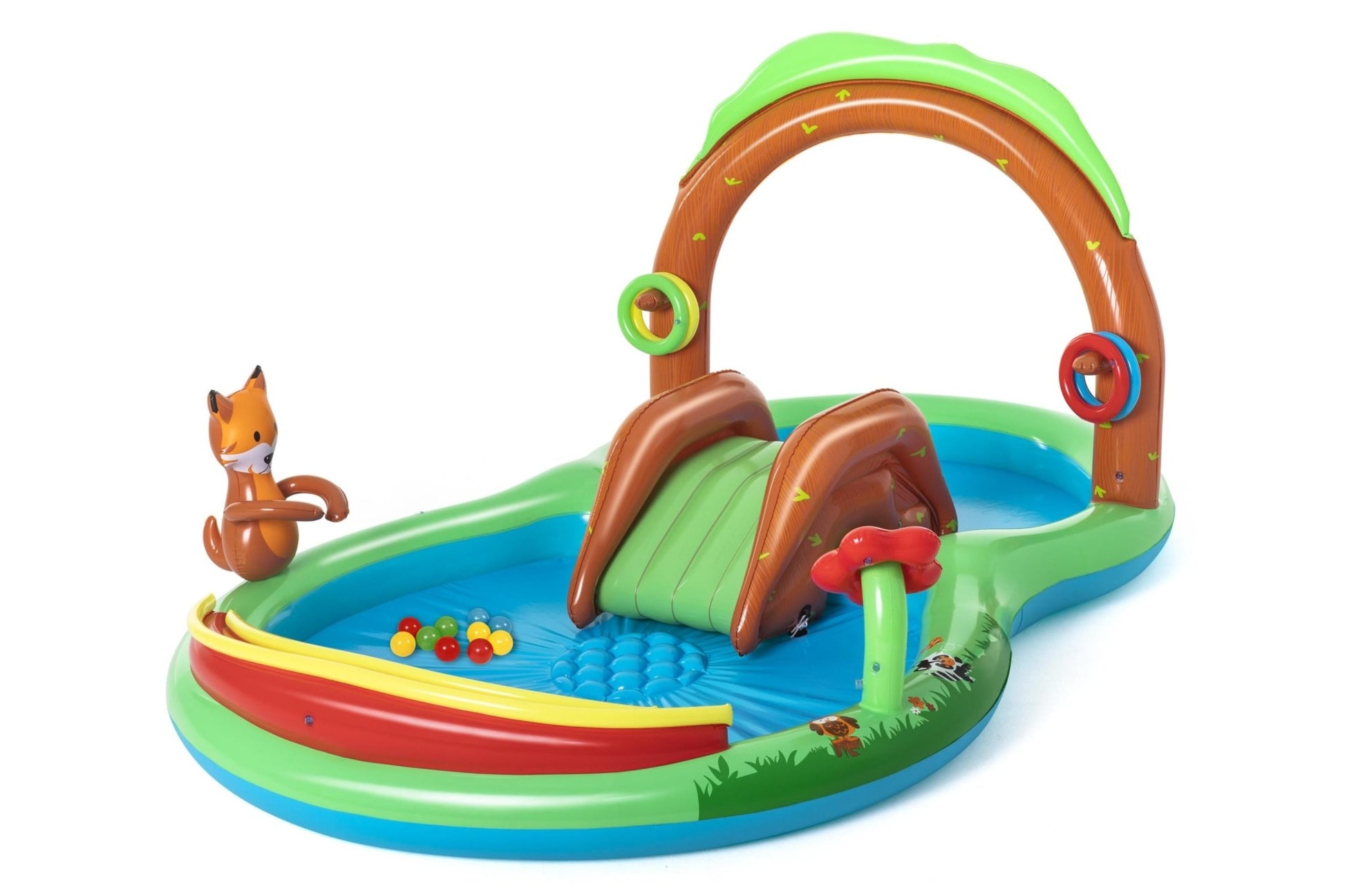 Bestway Opblaasbaar Zwembad: Friendly Woods Playcenter - Azzura Pool