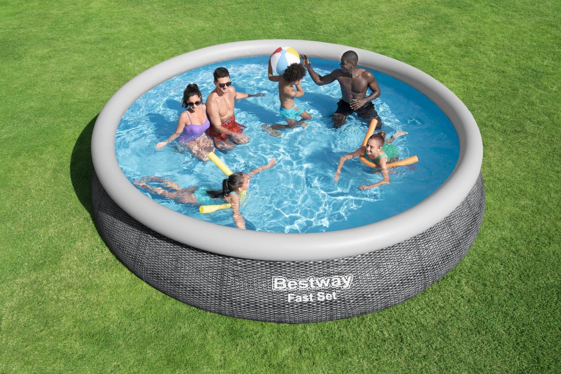 Bestway opzetzwembad Fast Set rond Ø457x84cm - Azzura Pool