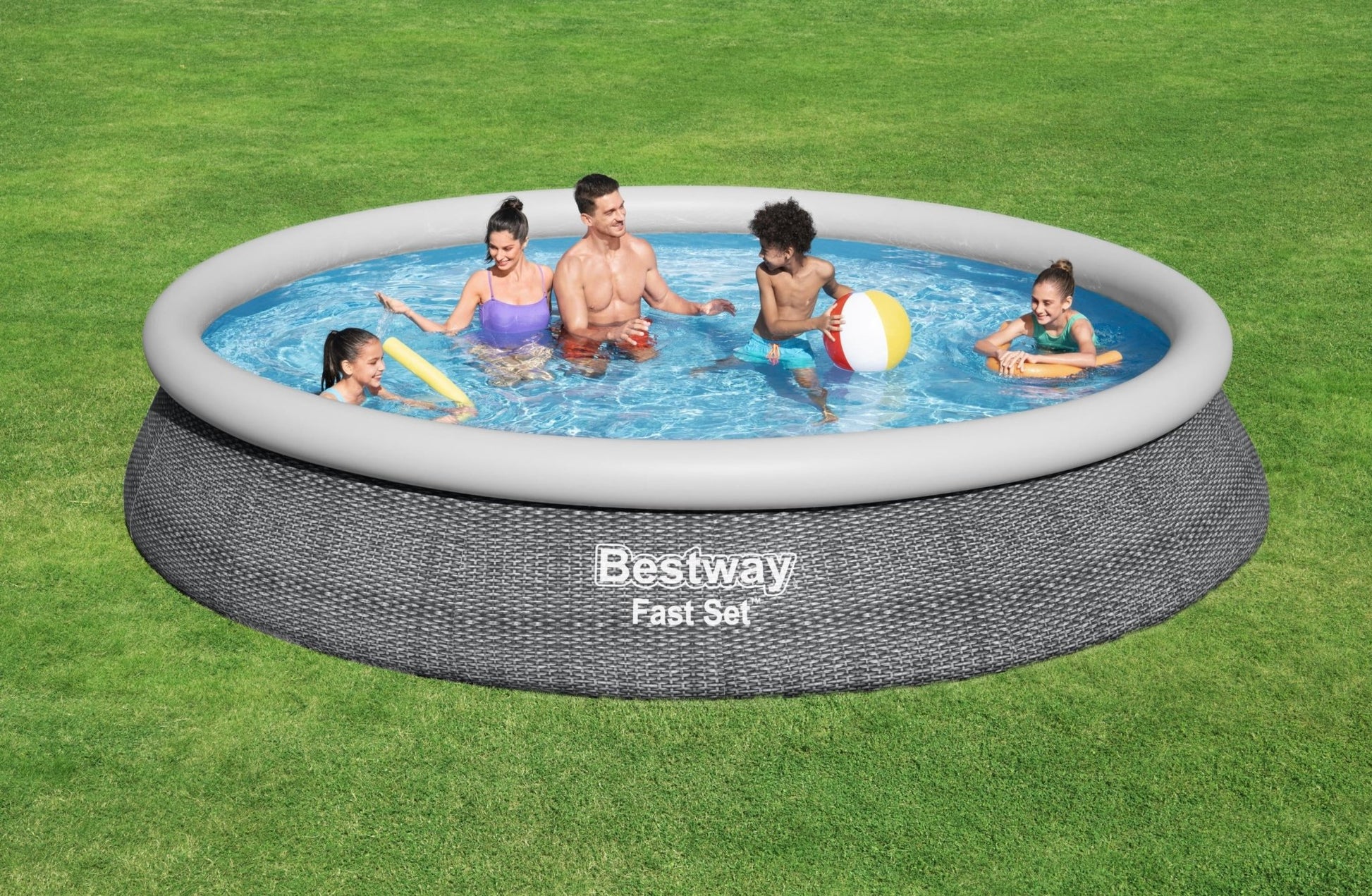 Bestway opzetzwembad Fast Set rond Ø457x84cm - Azzura Pool