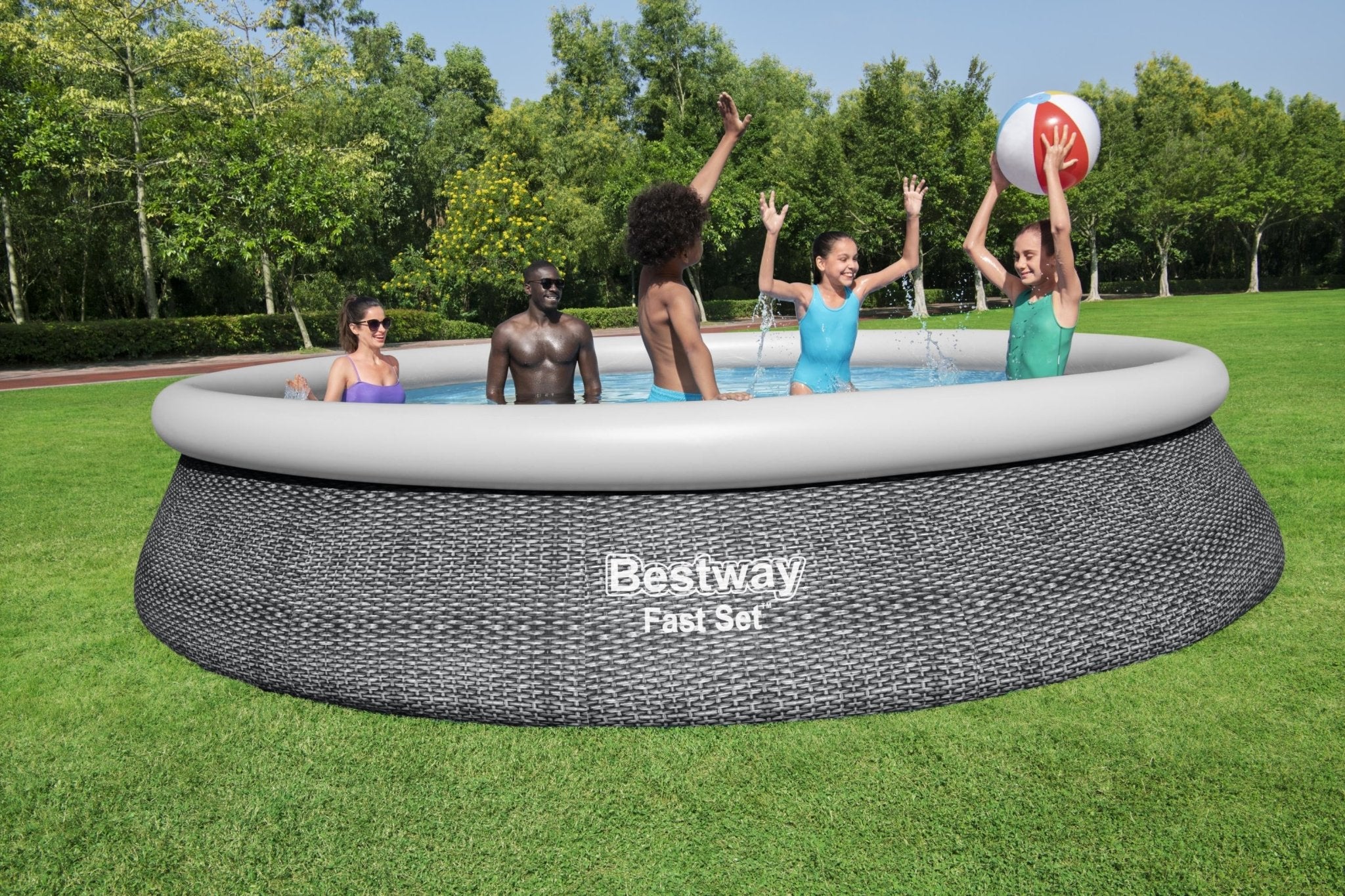 Bestway opzetzwembad Fast Set rond Ø457x84cm - Azzura Pool