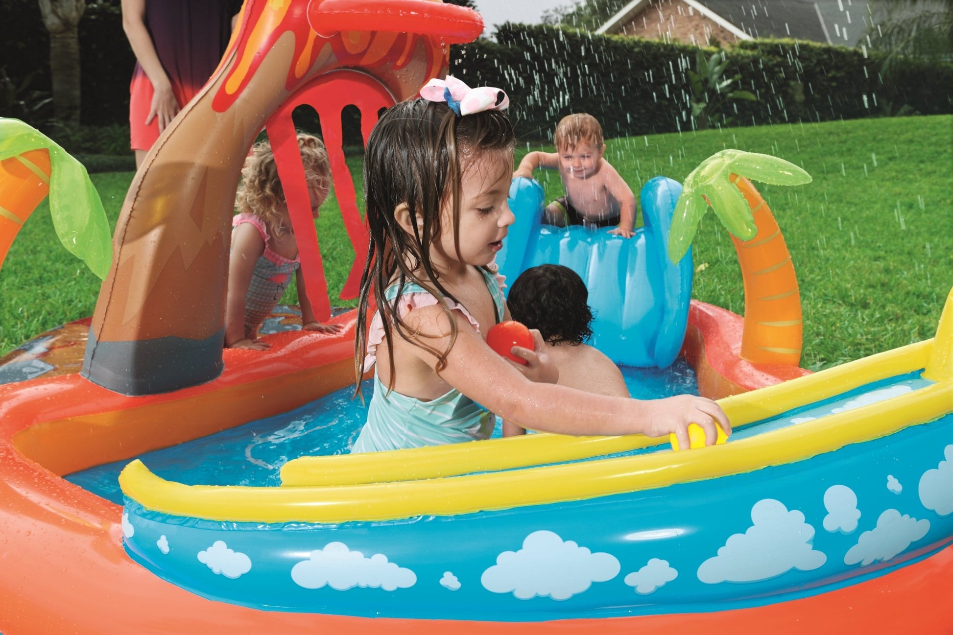 Bestway Speelzwembad Tropisch Eiland 265cm x 265cm x 104cm - Azzura Pool