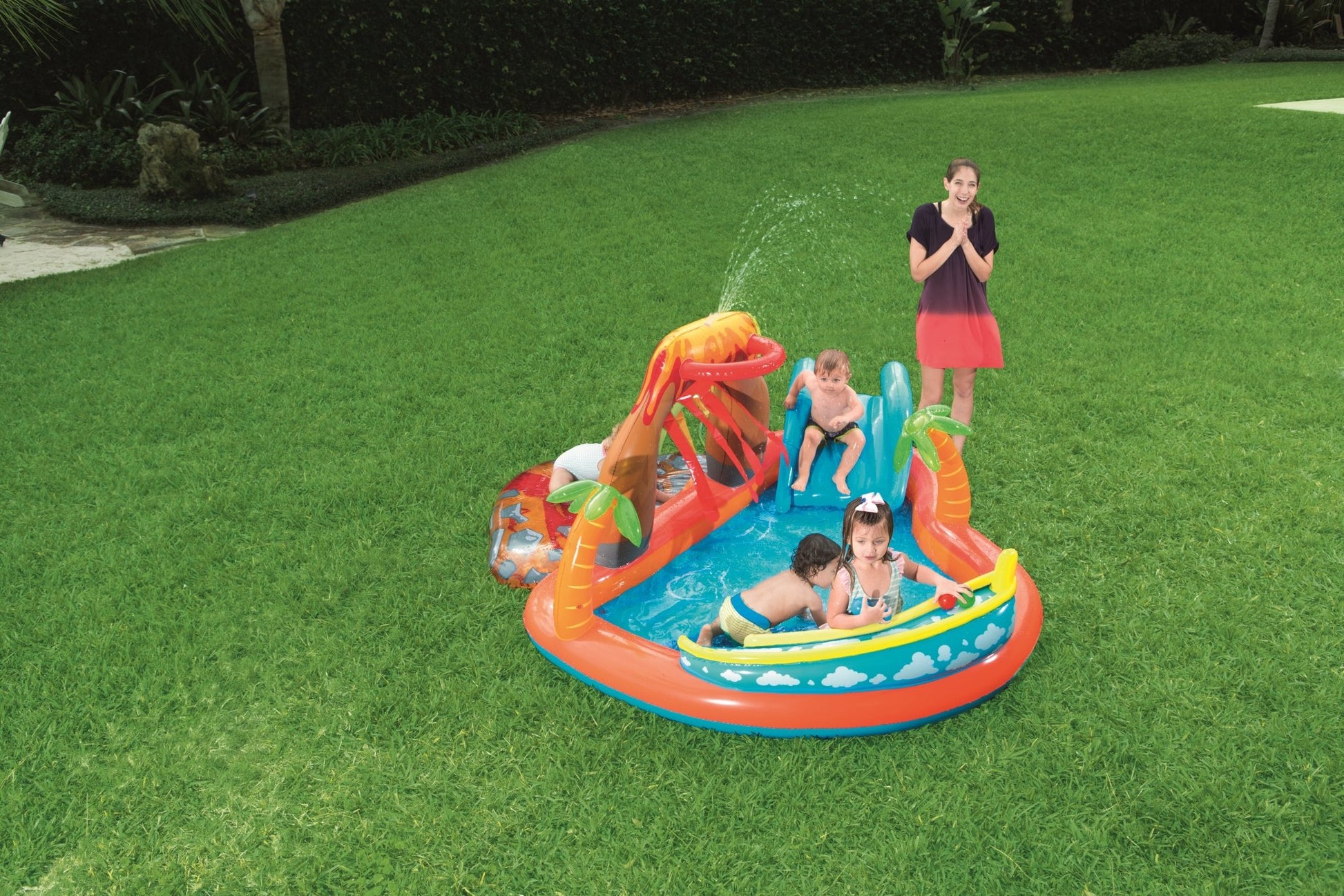Bestway Speelzwembad Tropisch Eiland 265cm x 265cm x 104cm - Azzura Pool