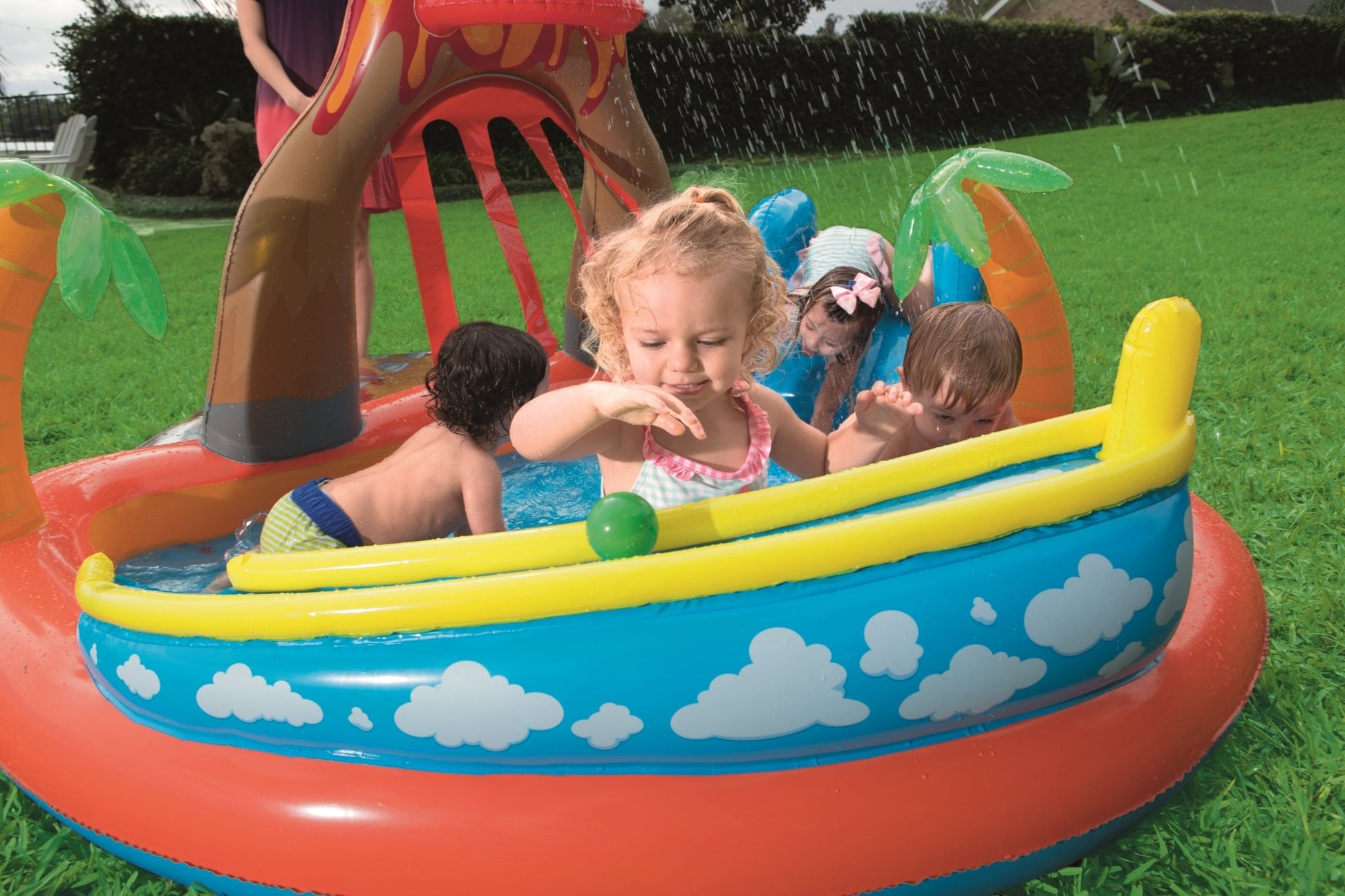 Bestway Speelzwembad Tropisch Eiland 265cm x 265cm x 104cm - Azzura Pool