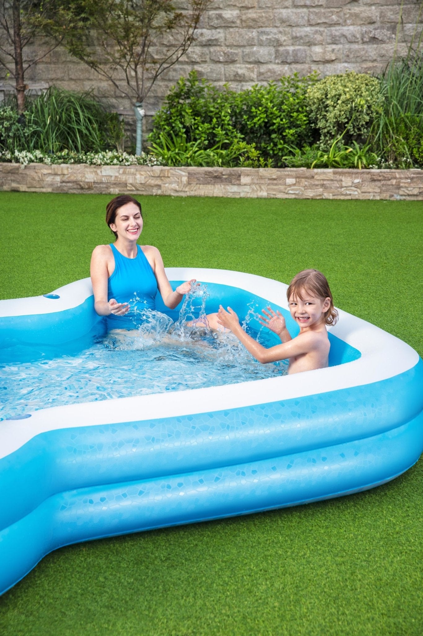 Bestway sunsational zwembad familiebad 305cm x 274cm x 46cm - Azzura Pool