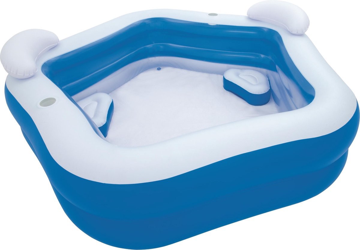 Bestway vijfhoekig familiezwembad 213cm x 207cm x 69cm - Azzura Pool
