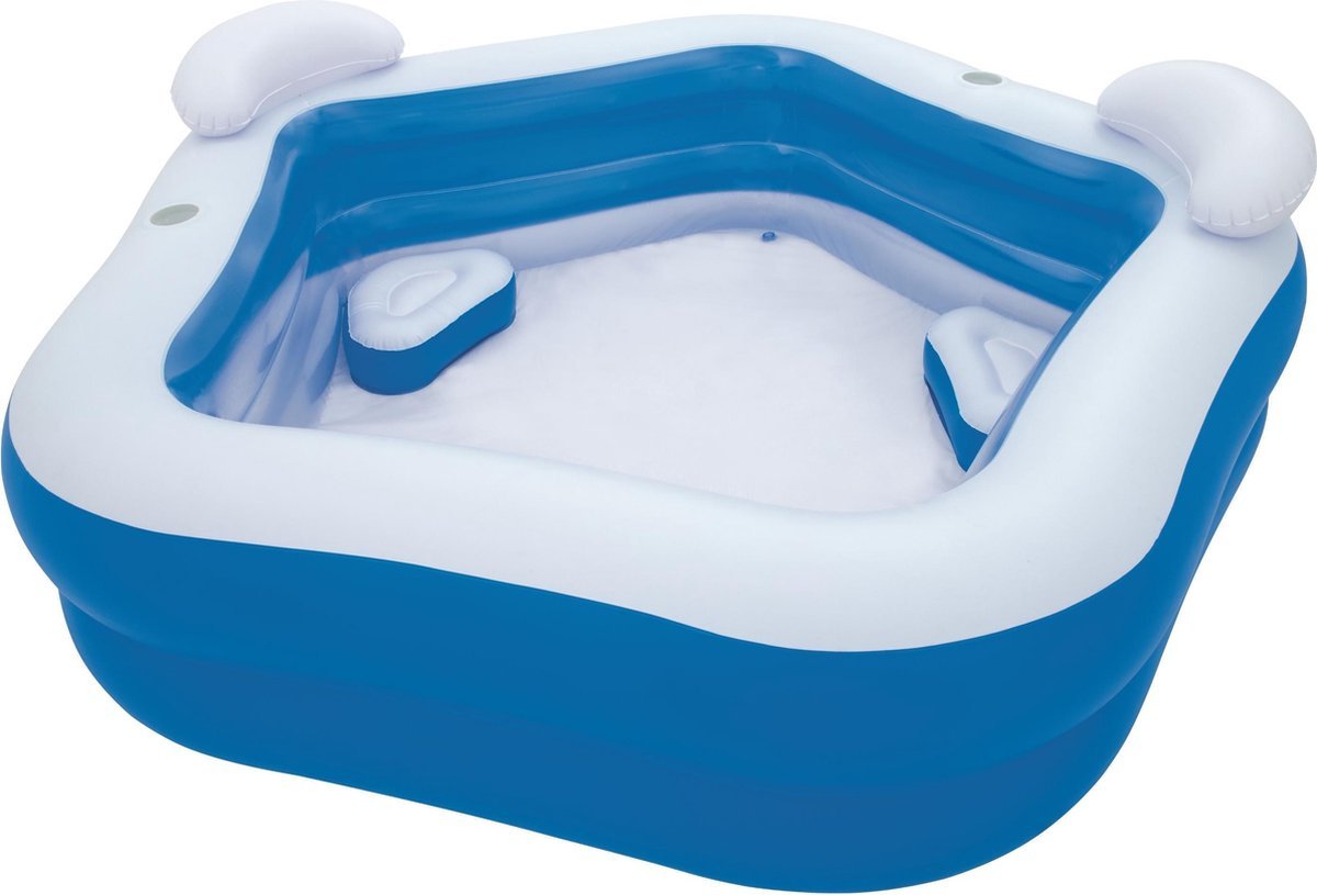 Bestway vijfhoekig familiezwembad 213cm x 207cm x 69cm - Azzura Pool