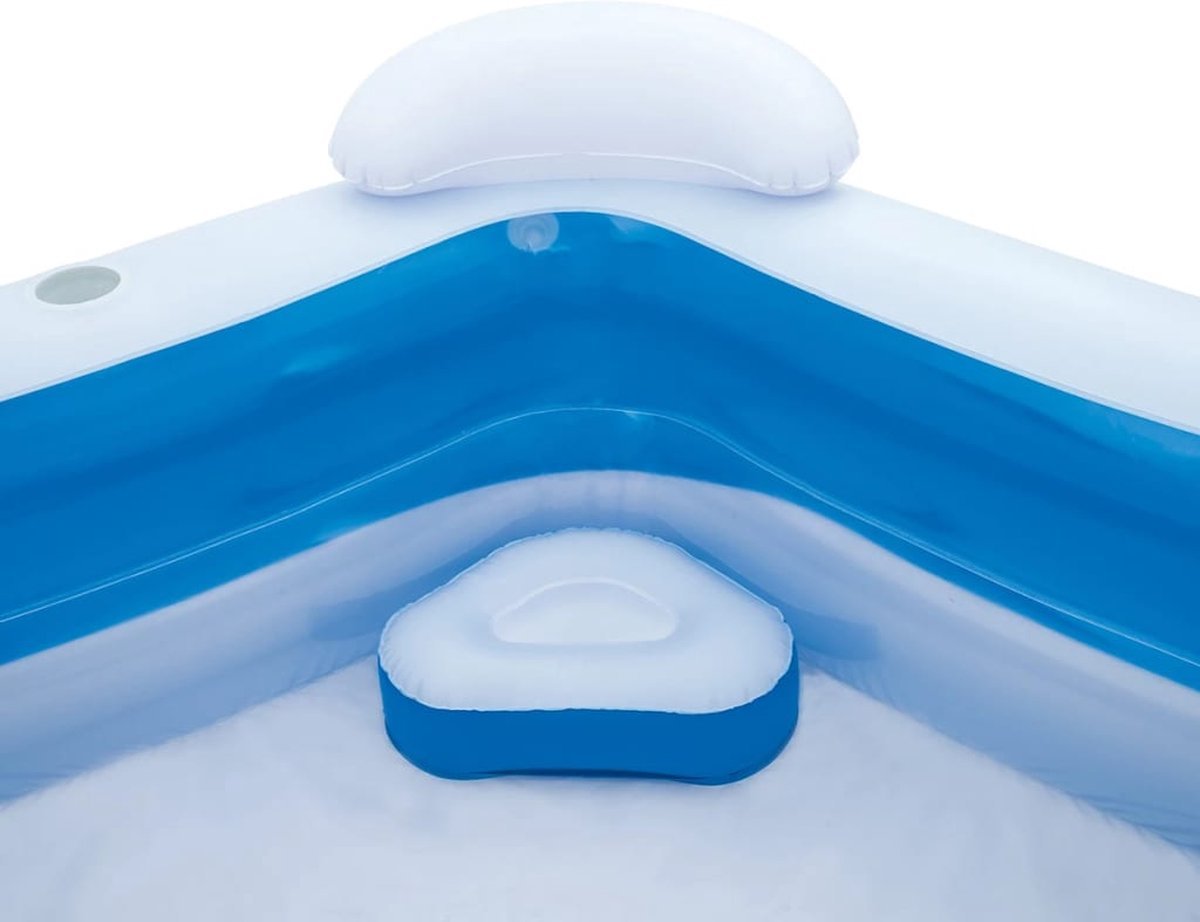 Bestway vijfhoekig familiezwembad 213cm x 207cm x 69cm - Azzura Pool