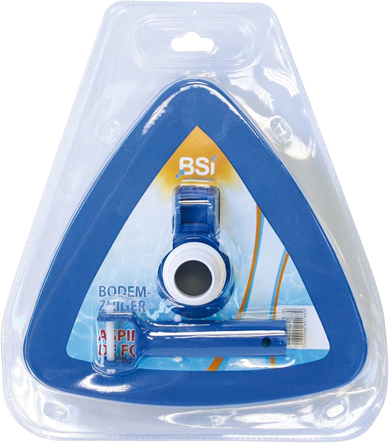 BSi bodemzuiger 34 x 30 cm blauw - Azzura Pool