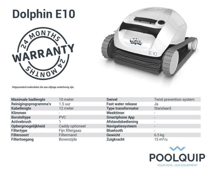 Dolphin Poolstyle E10 Zwembadrobot - Azzura Pool