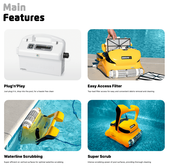 Dolphin Wave 80 zwembadrobot - Azzura Pool