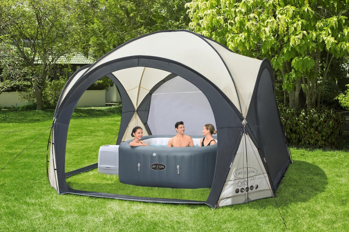Dome Lay-Z-Spa overkapping 390cm x 390cm x 255cm - Azzura Pool
