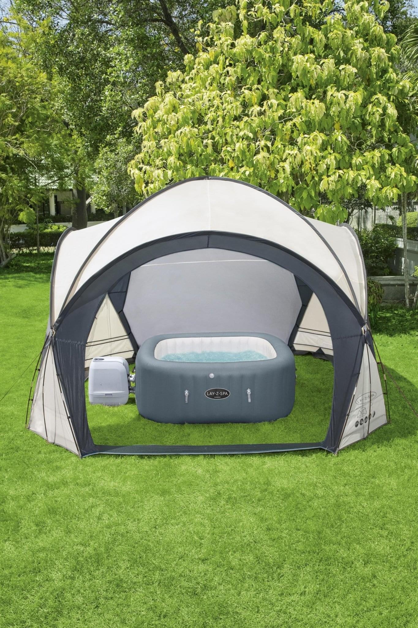 Dome Lay-Z-Spa overkapping 390cm x 390cm x 255cm - Azzura Pool