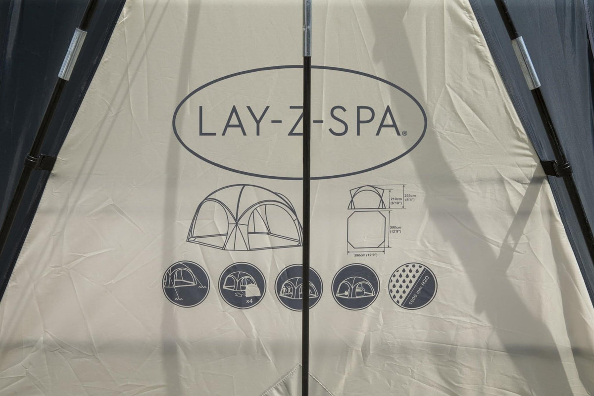 Dome Lay-Z-Spa overkapping 390cm x 390cm x 255cm - Azzura Pool
