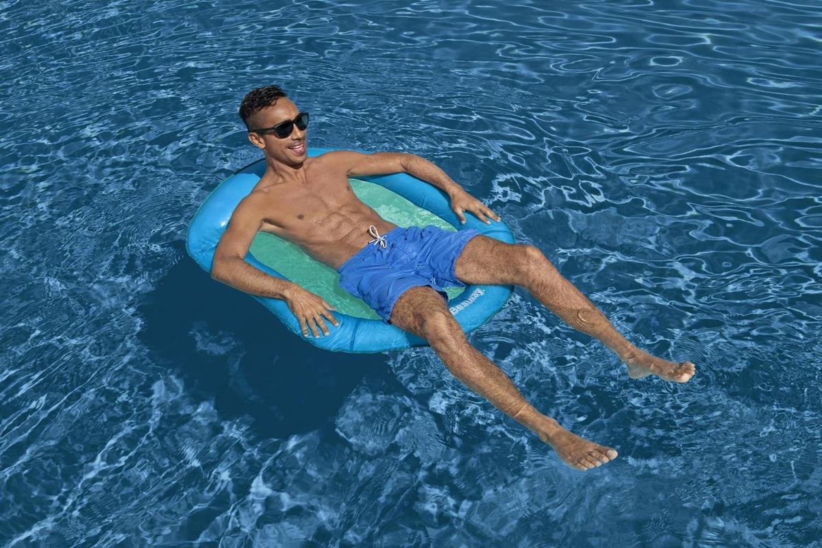 Drijvende Loungezetel Flex 'N Fold (1 persoons) - 106cm x 95cm x 16cm - Azzura Pool