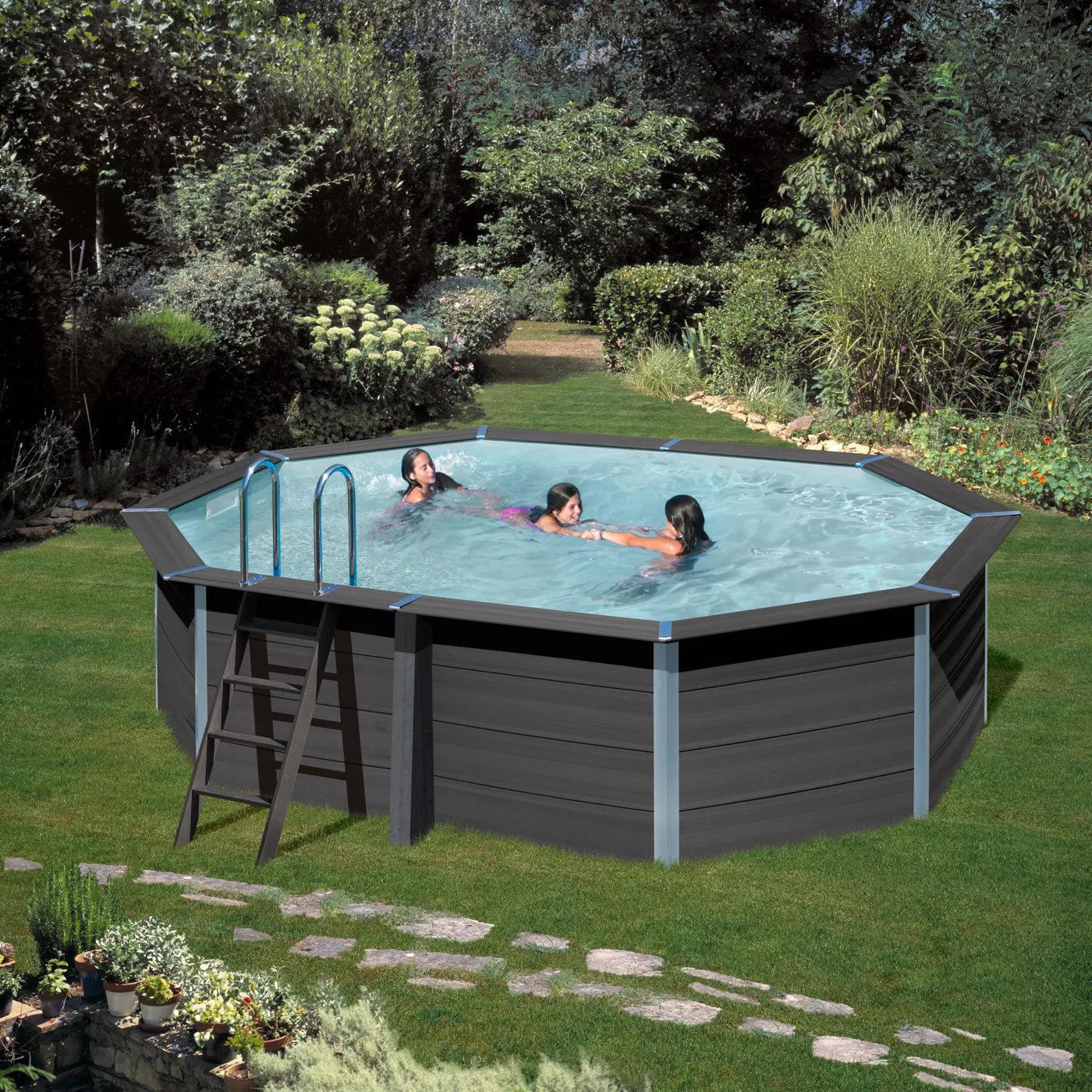 Gre Avantgarde composiet zwembad 524 cm x 386 cm x 124 cm - Azzura Pool