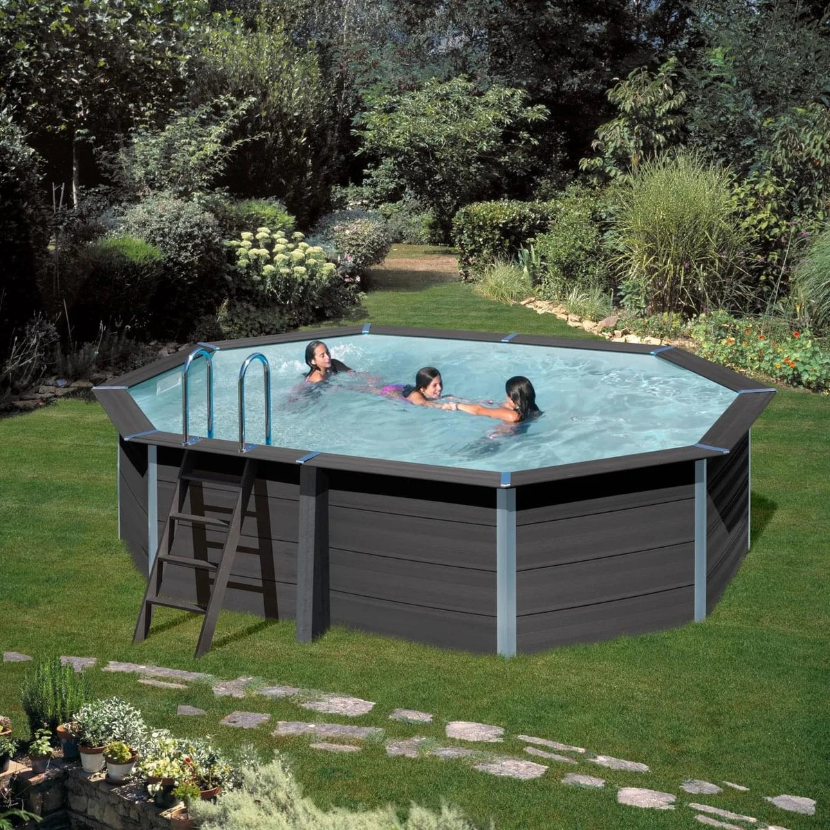 Gre Avantgarde composiet zwembad 524 cm x 386 cm x 124 cm - Azzura Pool