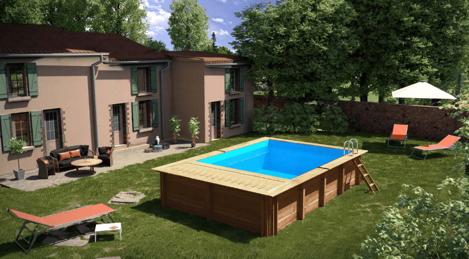 Gre Evora plus 620cm x 420cm x 136cm - Azzura Pool