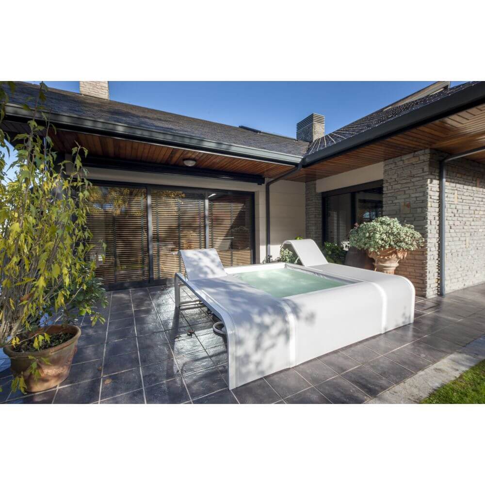 Gre Mariposa Butterfly mini zwembad met ligbedden 282cm x 219cm x ↕60cm - Azzura Pool