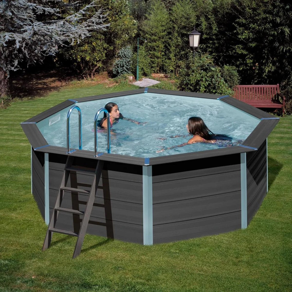 Gre rond Avantgarde composiet zwembad Ø 410 cm x 124 cm - Azzura Pool