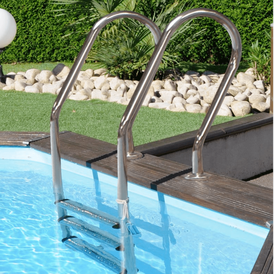 Gre Vierkant Carra zwembad 305 cm x 305 cm x ↕119 cm - Azzura Pool
