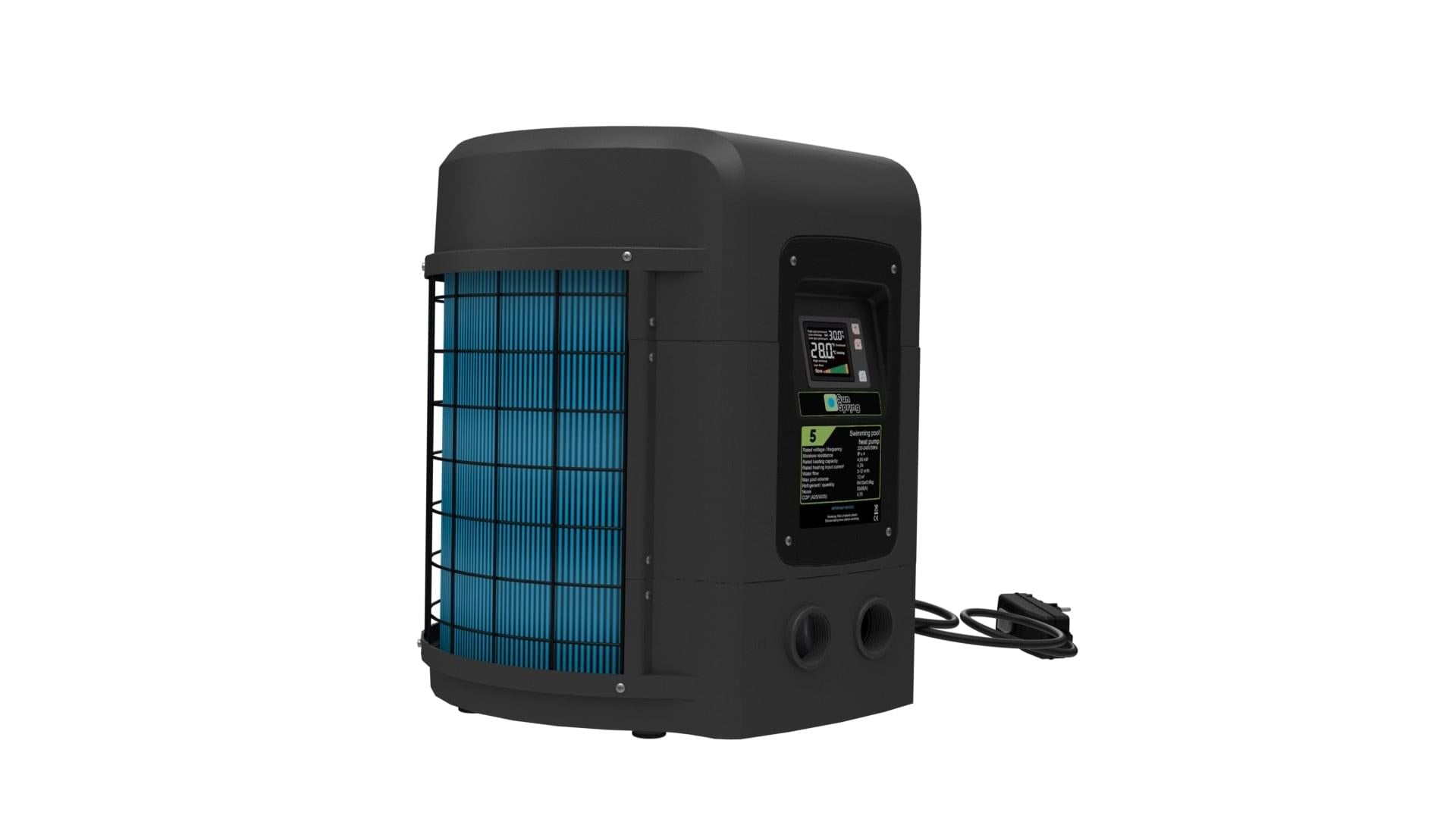Hot Splash zwembad warmtepomp 8kW (zeer energiezuinig) - Azzura Pool