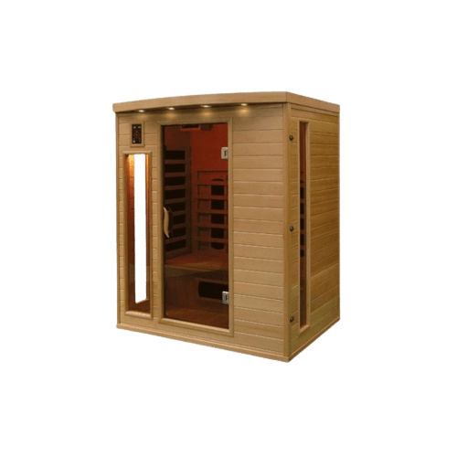 Infrarood Sauna Canadees Hemlock Hout 3 Personen - Azzura Pool