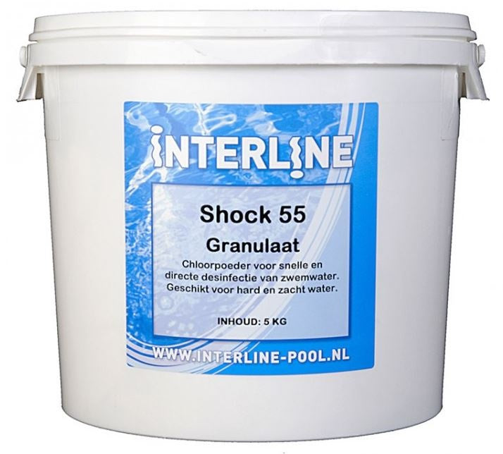 Pulitore per piscina Interline Shock 55 Granulato 5 kg