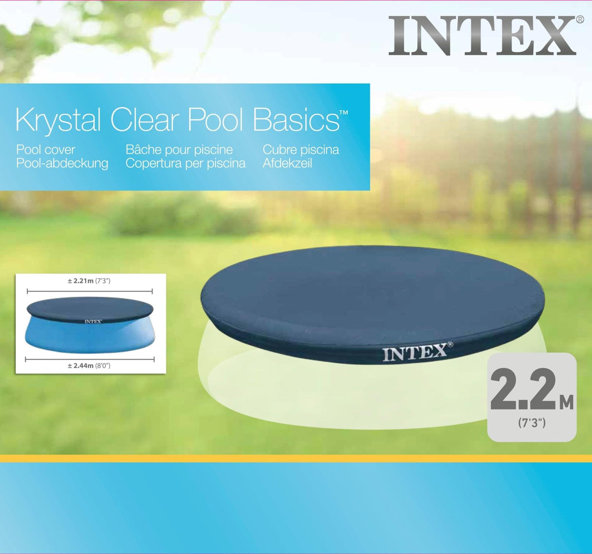 Intex Afdekzeil 244 cm - Azzura Pool