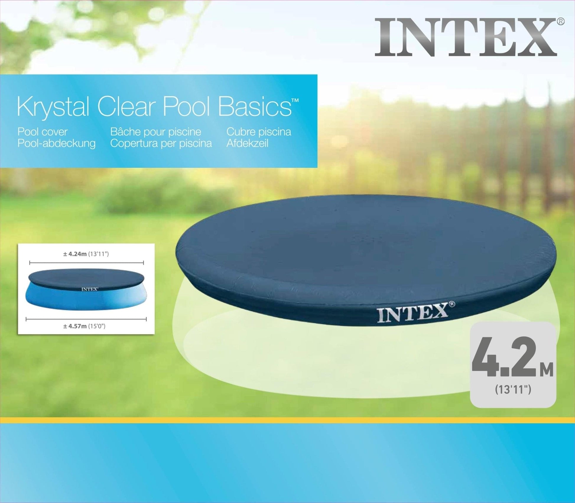 Intex Afdekzeil 457 cm - Azzura Pool