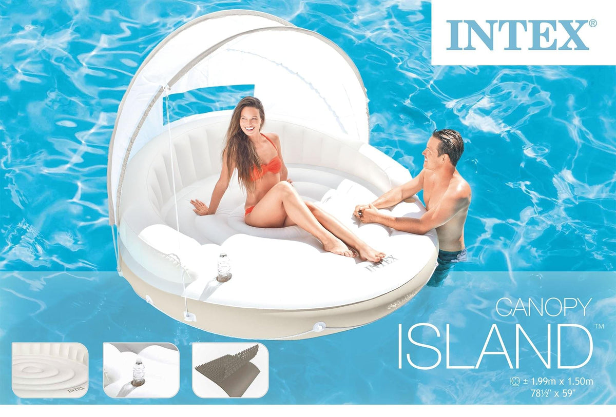 Intex Canopy drijvend eiland 199 cm x 150 cm - Azzura Pool