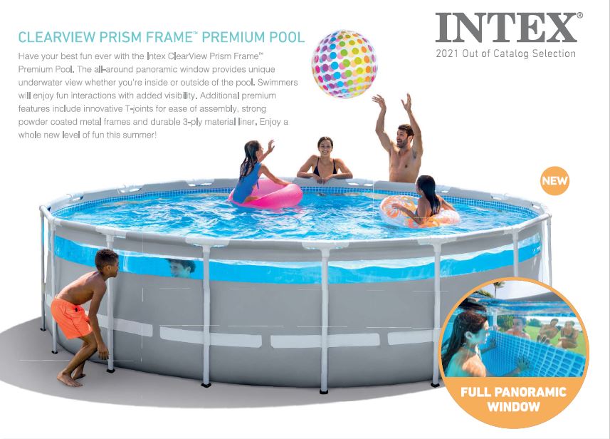 Intex Clearview Premium Ø488 cm x 122 cm - Azzura Pool