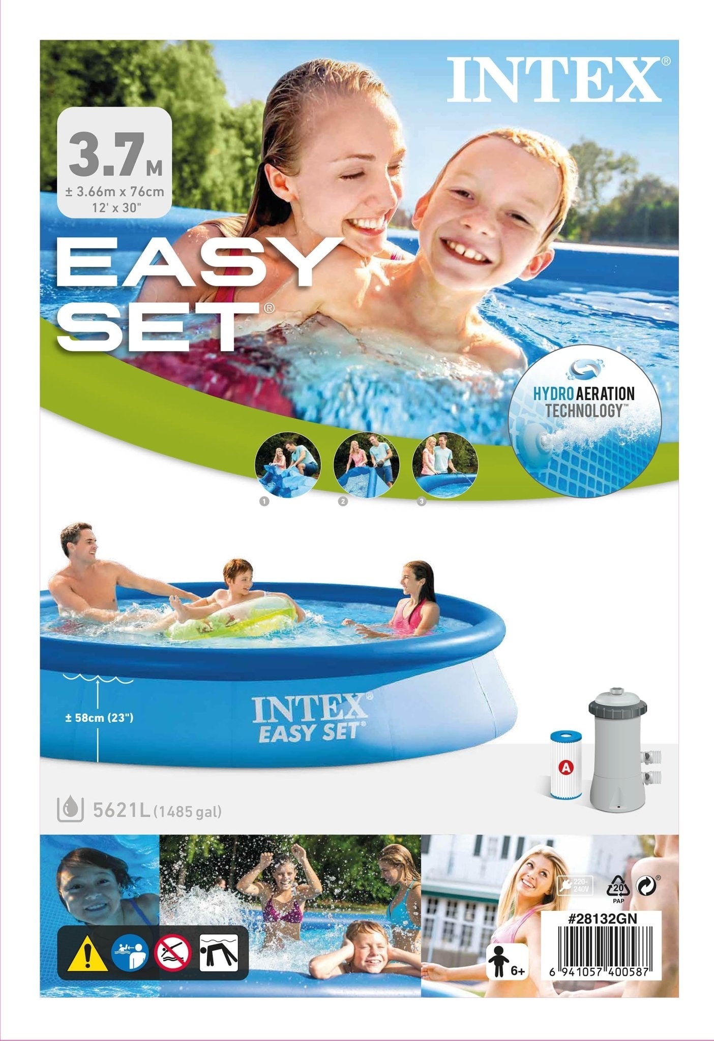 Intex Easy Set Ø366 x 76 cm - Azzura Pool