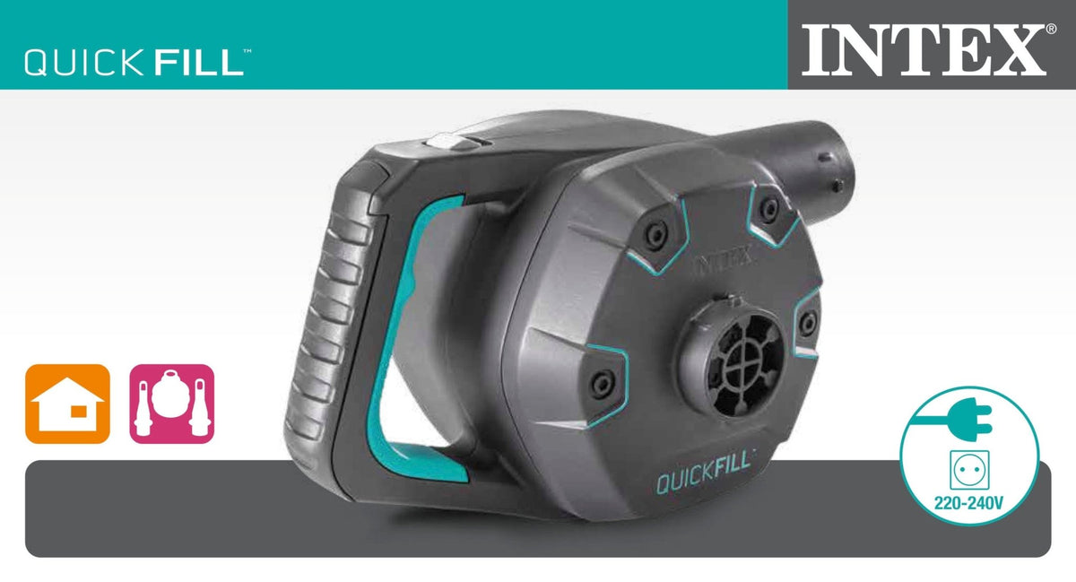 Intex elektrische opblaaspomp met slang 230V - Azzura Pool